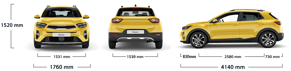 Kia Stonic Abmessungen